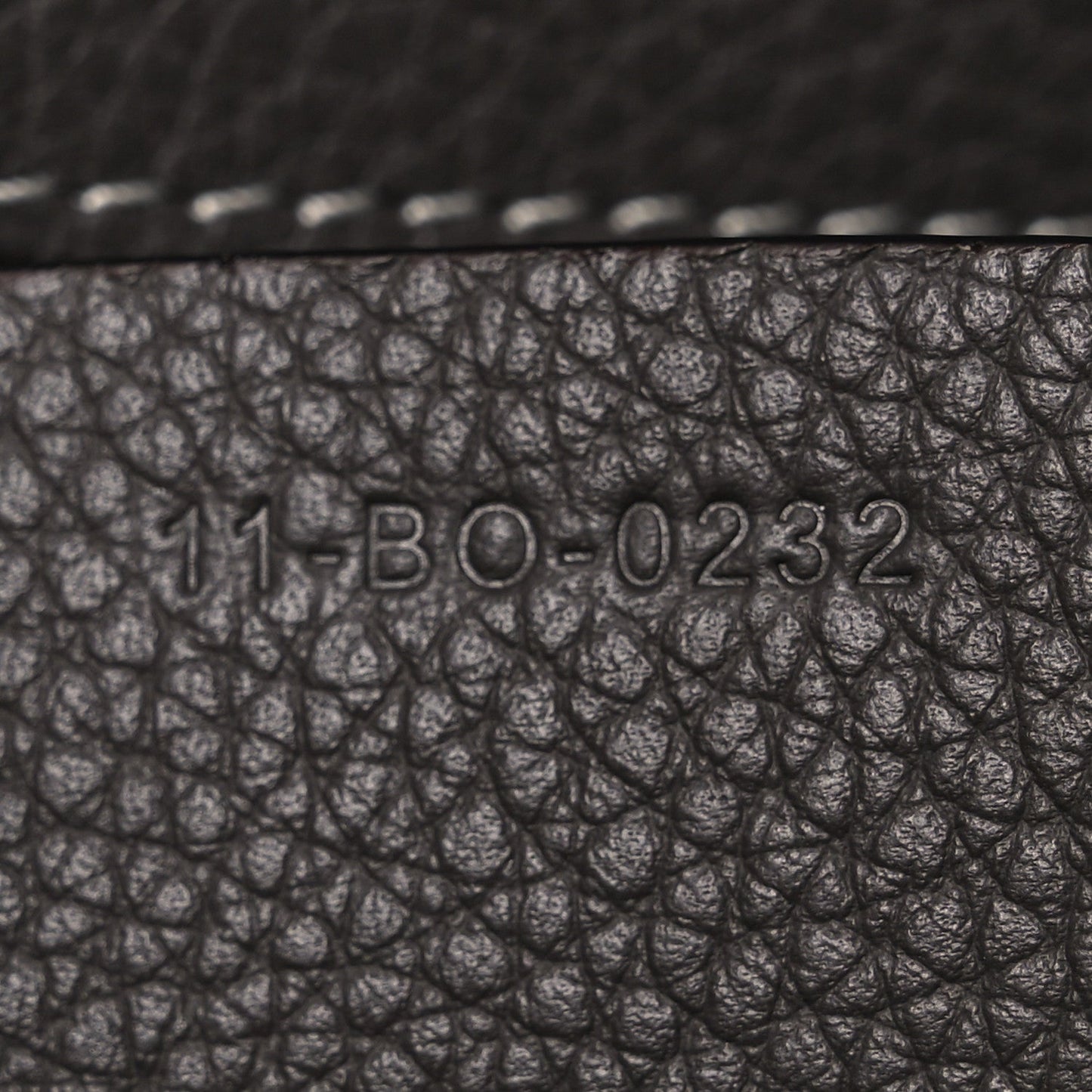 Grained Calfskin Maxi Gallop Sling Bag Grey