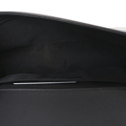 Calfskin Quilted Medium Boy Flap Black