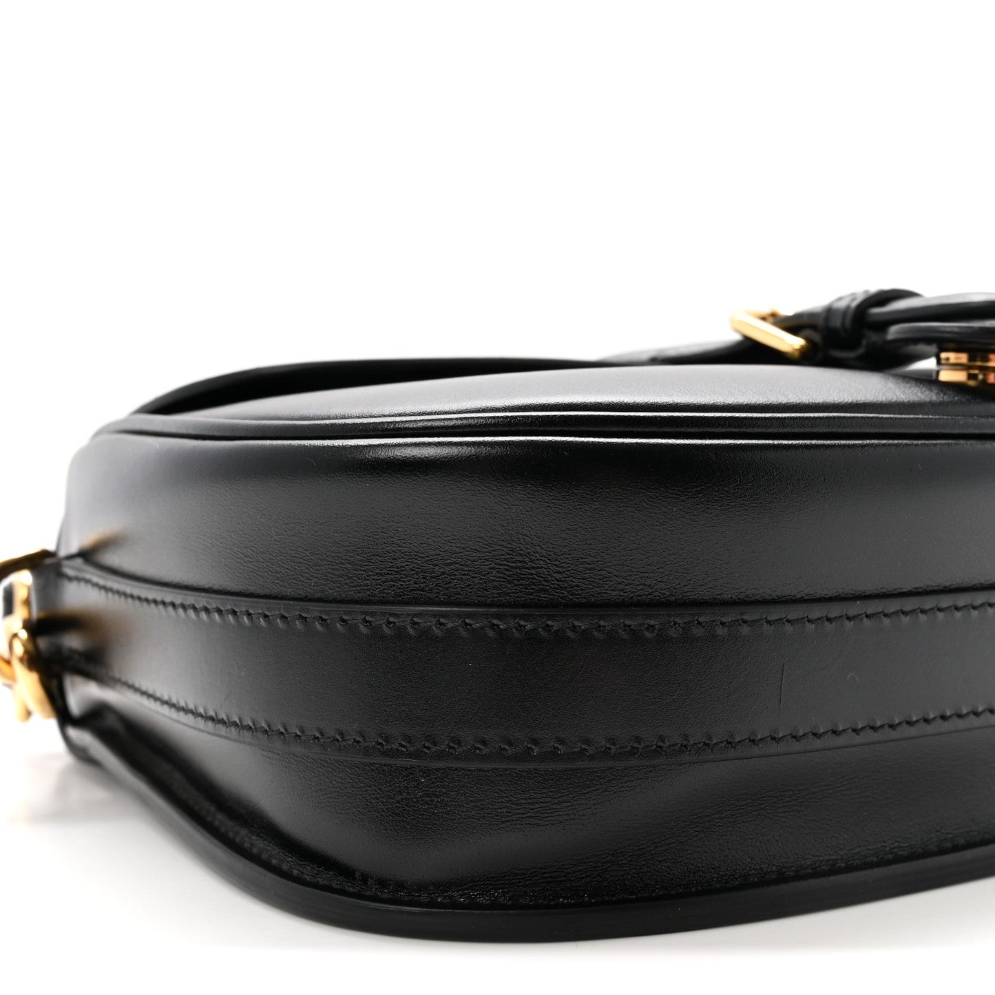Box Calfskin Medium Bobby Flap Black