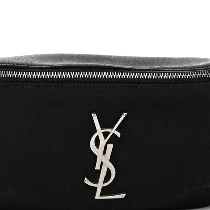 Canvas Monogram Belt Bag Black