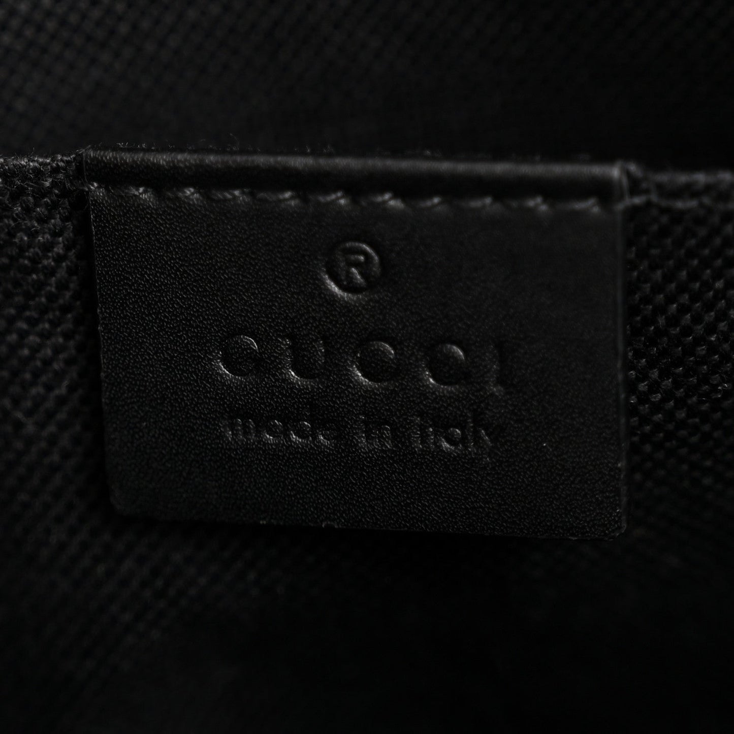 GG Supreme Monogram Web Small Flat Messenger Bag Black Grey