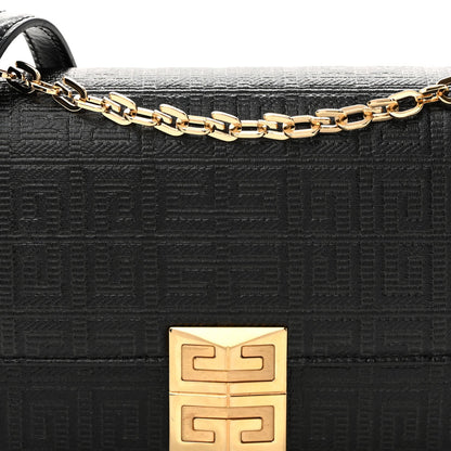 4G Coated Canvas Small Chain Shoulder Bag Black