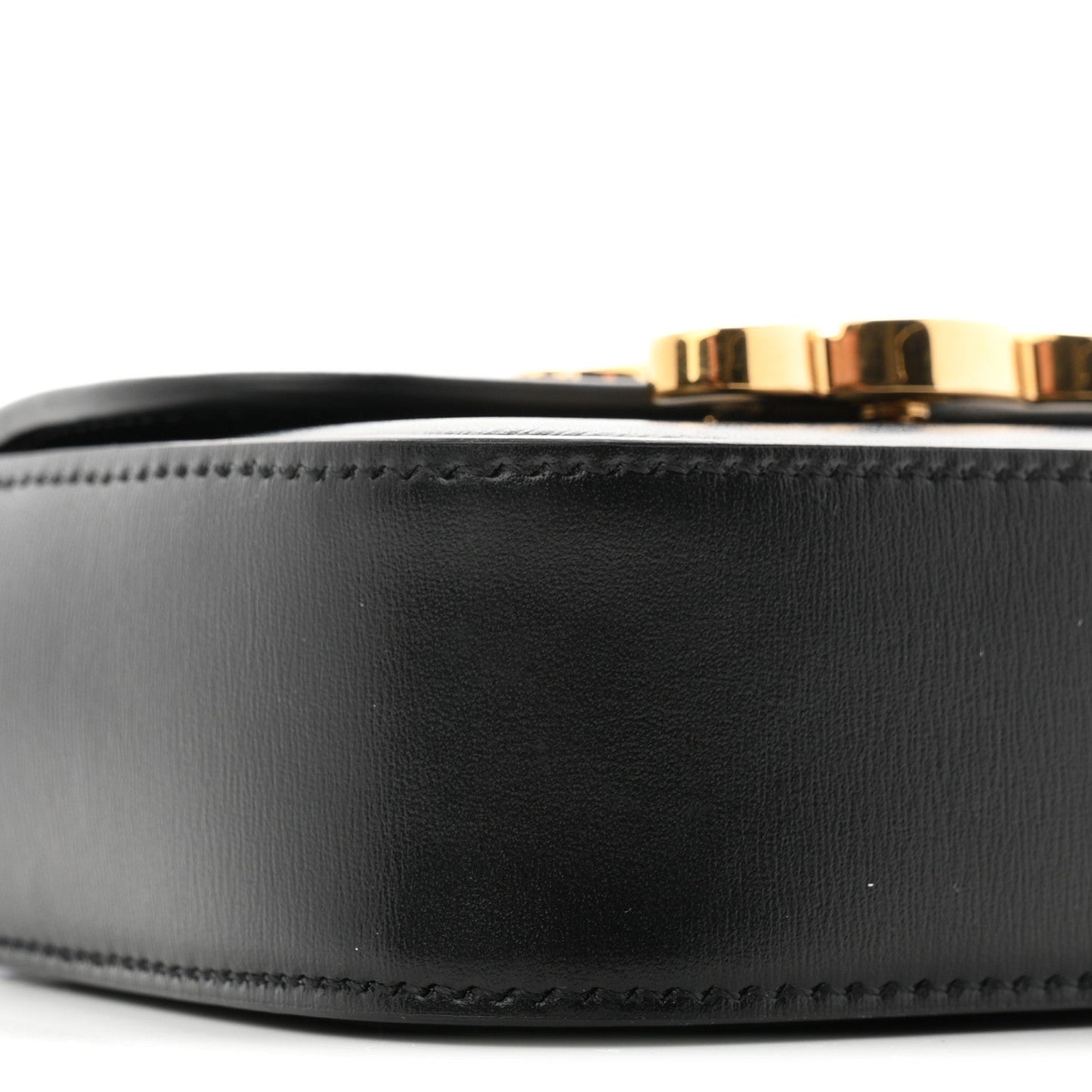 Shiny Calfskin Mini Claude Black