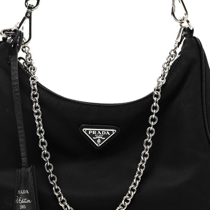 Nylon Re-Edition 2005 Shoulder Bag Black