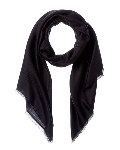 Givenchy 4G Square Large Wool & Silk-Blend Scarf