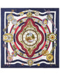 Hermès Parmi Les Fleurs Je Compte Les Heures Loïc Dubigeon Silk Scarf (