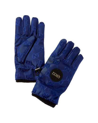 Gucci Off The Grid Cashmere-Lined Gloves