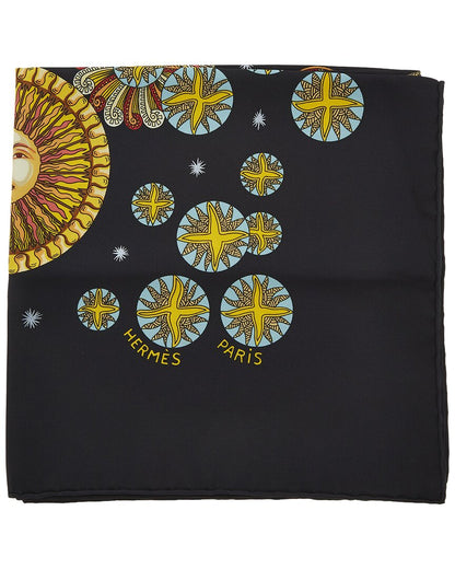 Hermès Le Roy Soleil Annie Faivre Silk Scarf (   )