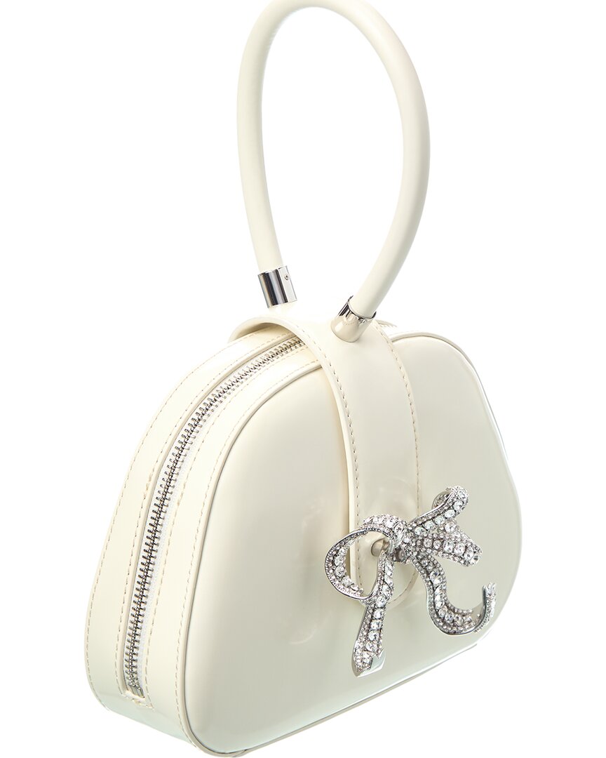 Self-Portrait Leather Top Handle Mini Bag