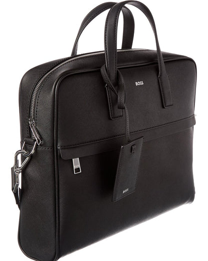 Hugo Boss Zair Leather Document Case