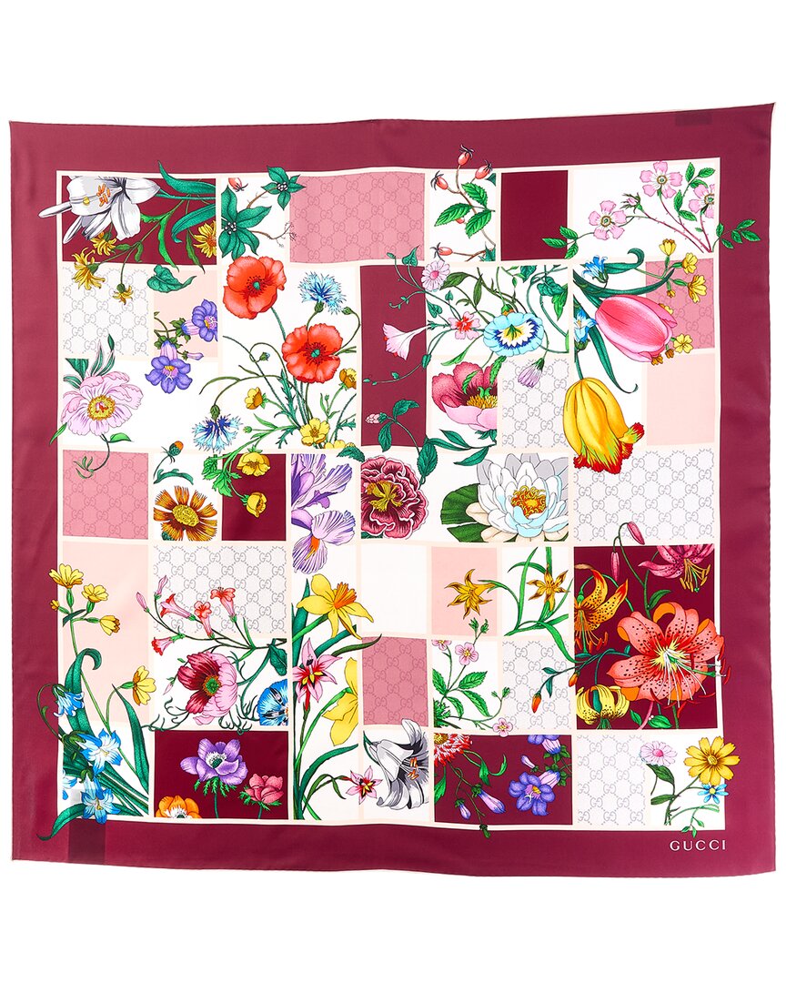 Gucci Printed Silk Twill Carre