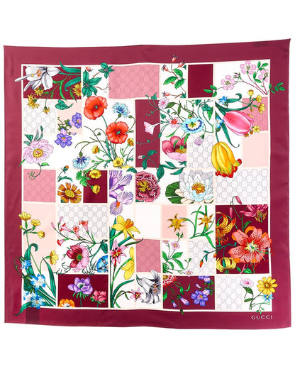 Gucci Printed Silk Twill Carre