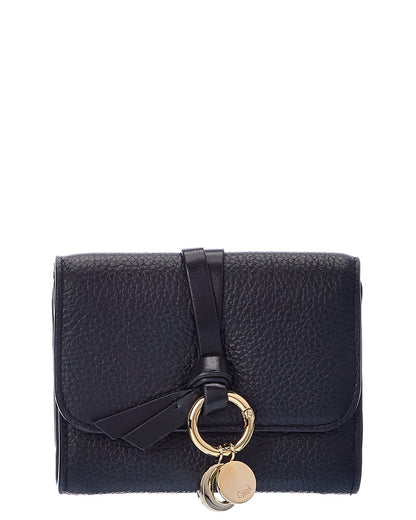 Chloé Alphabet Leather French Wallet