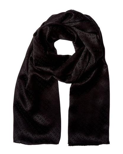Givenchy Logo Silk Scarf