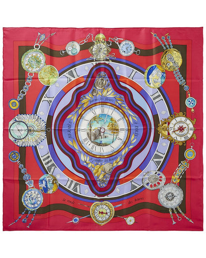 Hermès Parmi Les Fleurs Loïc Dubigeon Silk Scarf (   )