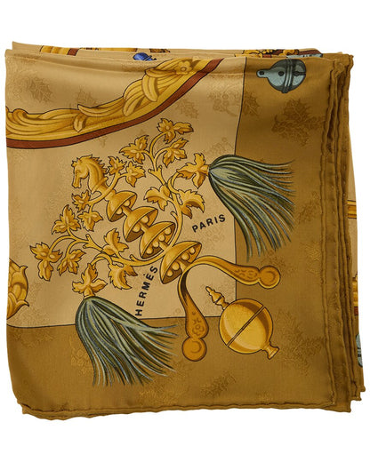 Hermès Plumes Et Grelots Julie Abadie Silk Scarf (   )