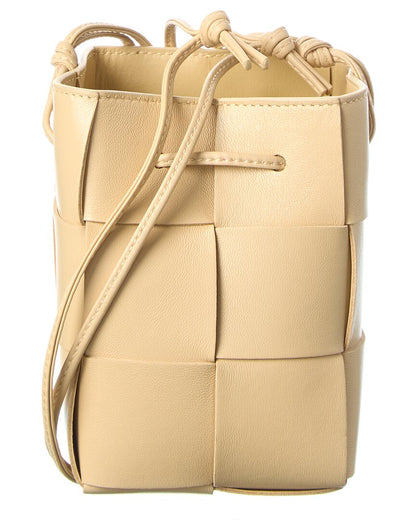 Bottega Veneta Cassette Mini Intrecciato Bucket Bag