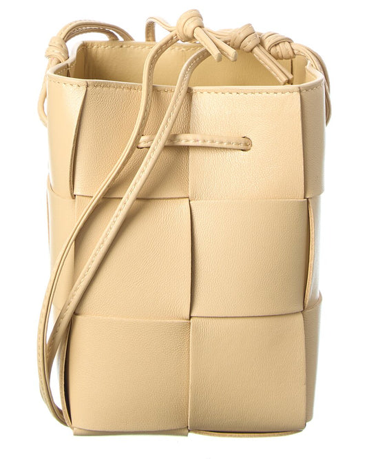 Bottega Veneta Cassette Mini Intrecciato Bucket Bag