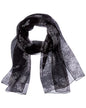 Jimmy Choo Logo Silk Scarf