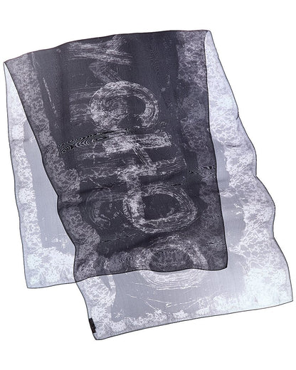 Jimmy Choo Logo Silk Scarf