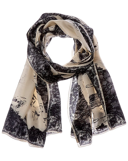 Jimmy Choo Logo Silk Scarf