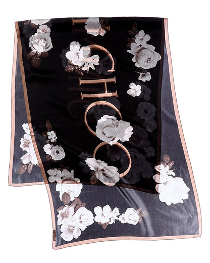 Jimmy Choo Logo Silk Scarf