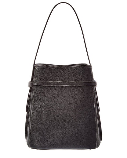 Toteme Belted Leather Bucket Bag