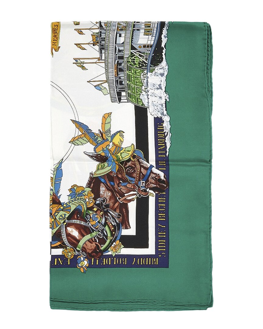 Hermès New Orleans Loïc Dubigeon Silk Scarf (   )