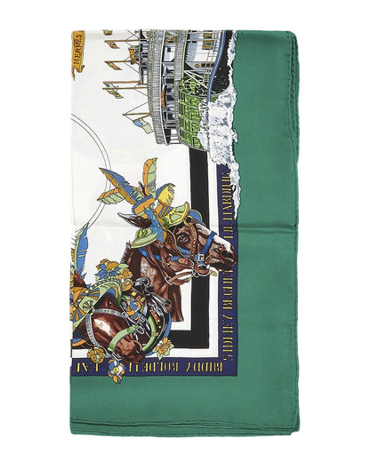 Hermès New Orleans Loïc Dubigeon Silk Scarf (   )