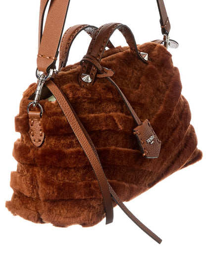 Fendi By The Way Selleria Shearling Satchel