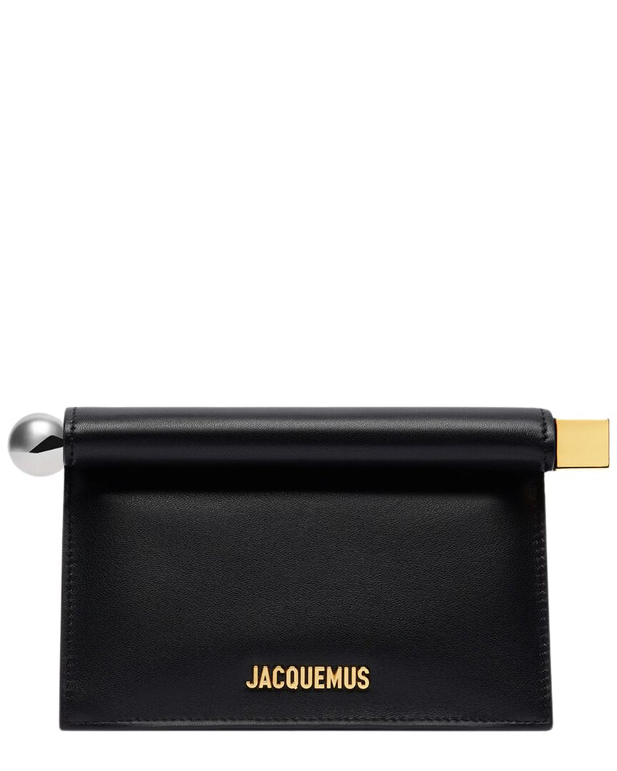 Jacquemus The Small Rond Carre Leather Clutch