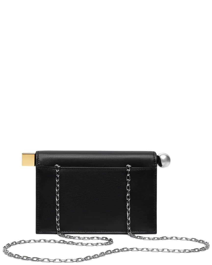 Jacquemus The Small Rond Carre Leather Clutch