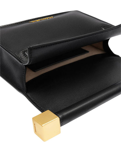 Jacquemus The Small Rond Carre Leather Clutch
