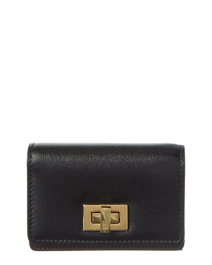 Fendi Way Small Leather Card Holder