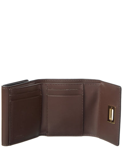 Fendi Way Small Leather Card Holder