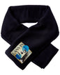 Lanvin Logo Wool & Silk-Blend Scarf Brown Multi