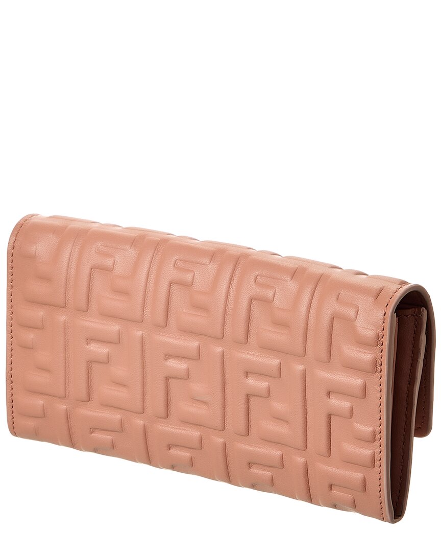Fendi Baguette Leather Wallet On Chain