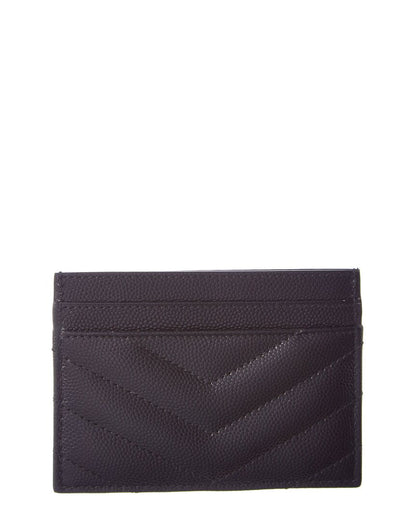 Saint Laurent Monogram Matelasse Leather Card Case