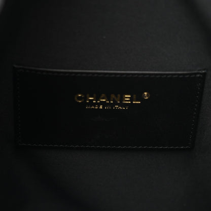 Caviar Quilted Medium Chanel 25 Handbag Black