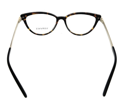 Versace Dark Havana/Gold Cateye 0VE3271 108 Eyeglasses