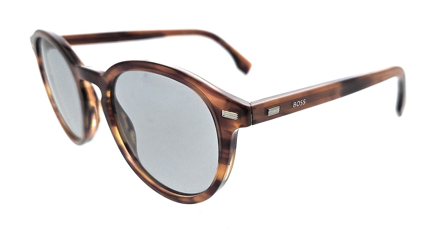 Hugo Boss BOSS 1365/S SX7 SX7 Light Havana Round Sunglasses