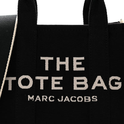 Cotton Canvas The Jacquard Tote Bag Black