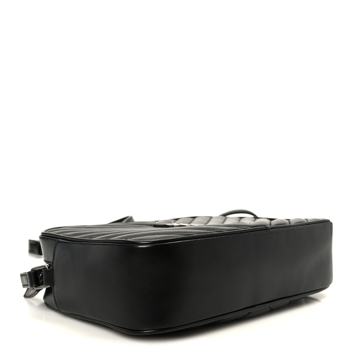 Calfskin Matelasse Monogram Lou Camera Bag Black