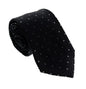 Emporio Armani Black Dotted Men's Tie, 3"