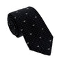 Emporio Armani Iron Grey Armani Logo dotted Men's Tie, 3"