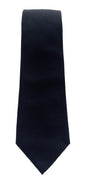 Emporio Armani Black Solid Men's Tie, 3"
