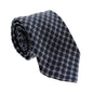 Emporio Armani Men’s Smokey Blue Dotted Silk Necktie, 3"
