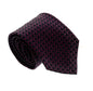 Emporio Armani Men’s Blue and Red Diamond Dot Silk Necktie, 3"
