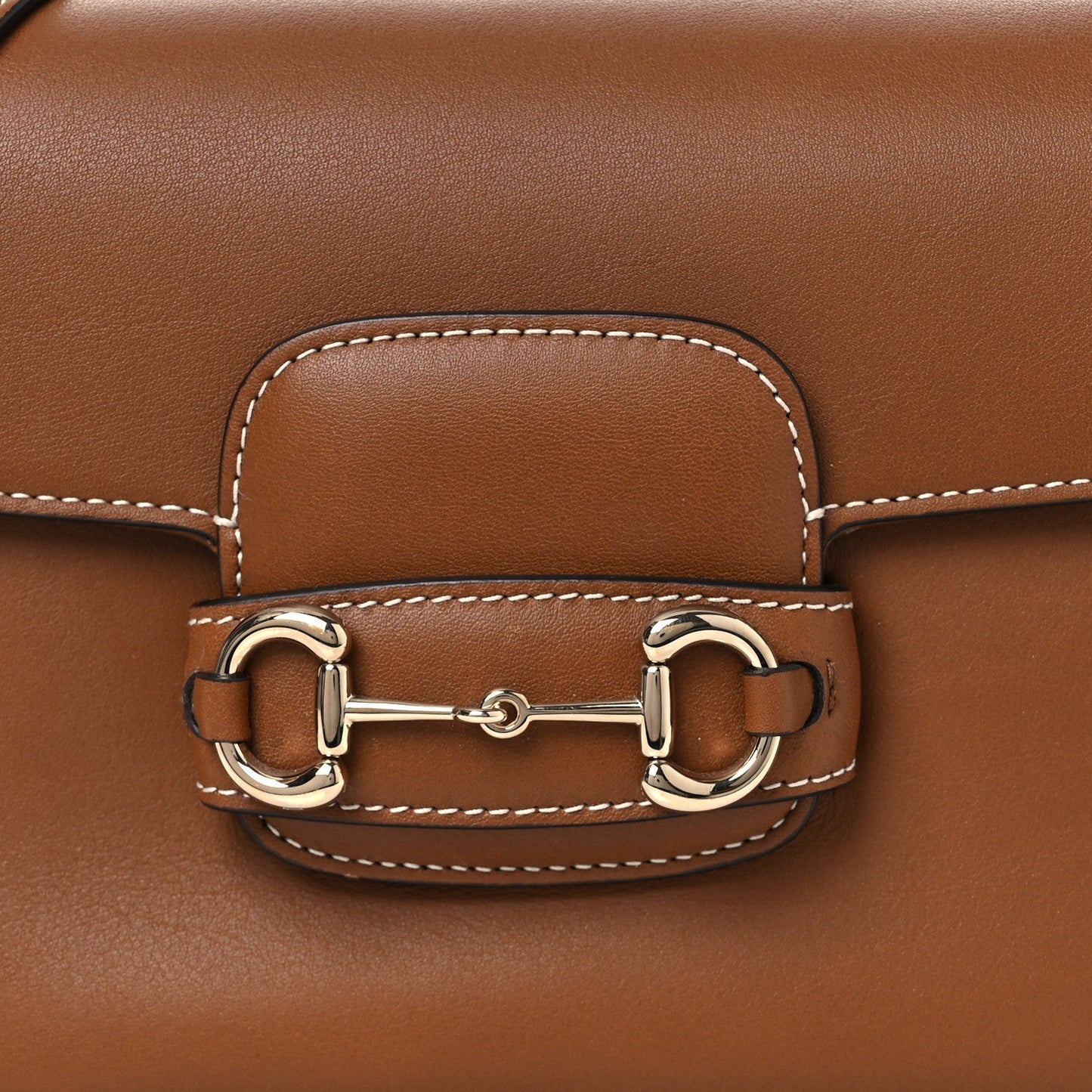 Arabella Calfskin Horsebit 1955 Soft Small Shoulder Bag Sundial