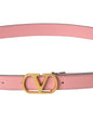 Valentino Vlogo Signature Leather Belt